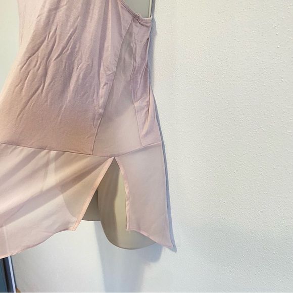 BCBGENERATION Pink Lace Hem Tank Top Blouse - Picture 9 of 11